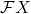 \mathcal{F}X