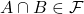 A \cap B \in \mathcal{F}