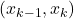 (x_{k-1}, x_k)