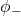 \phi_{-}